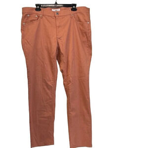 Brax Mens 40X30.5 Soft Orange Size Style Chuck Modern Hi-Flex Colour  Pants NEW